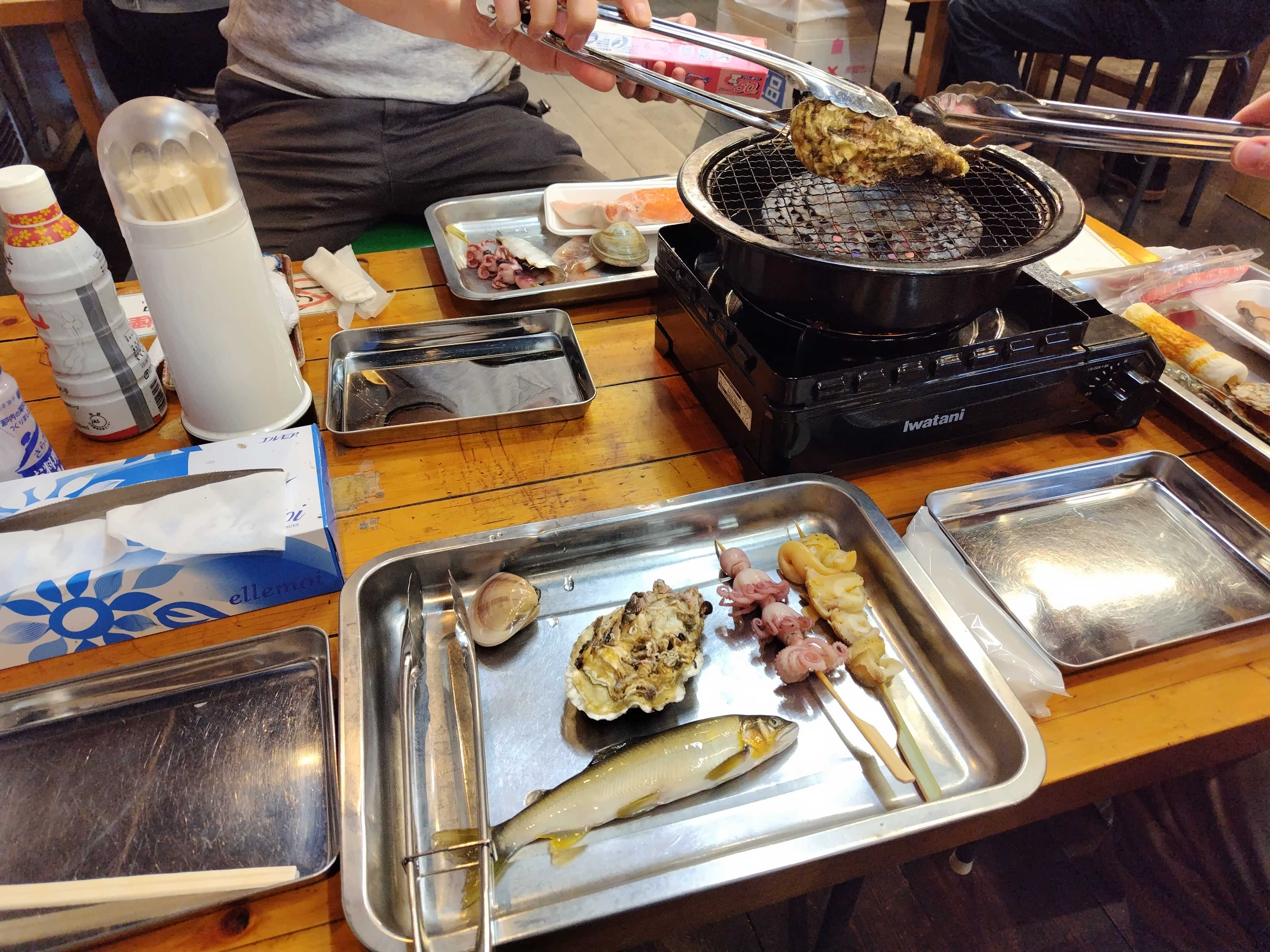 浜焼き（一例）
