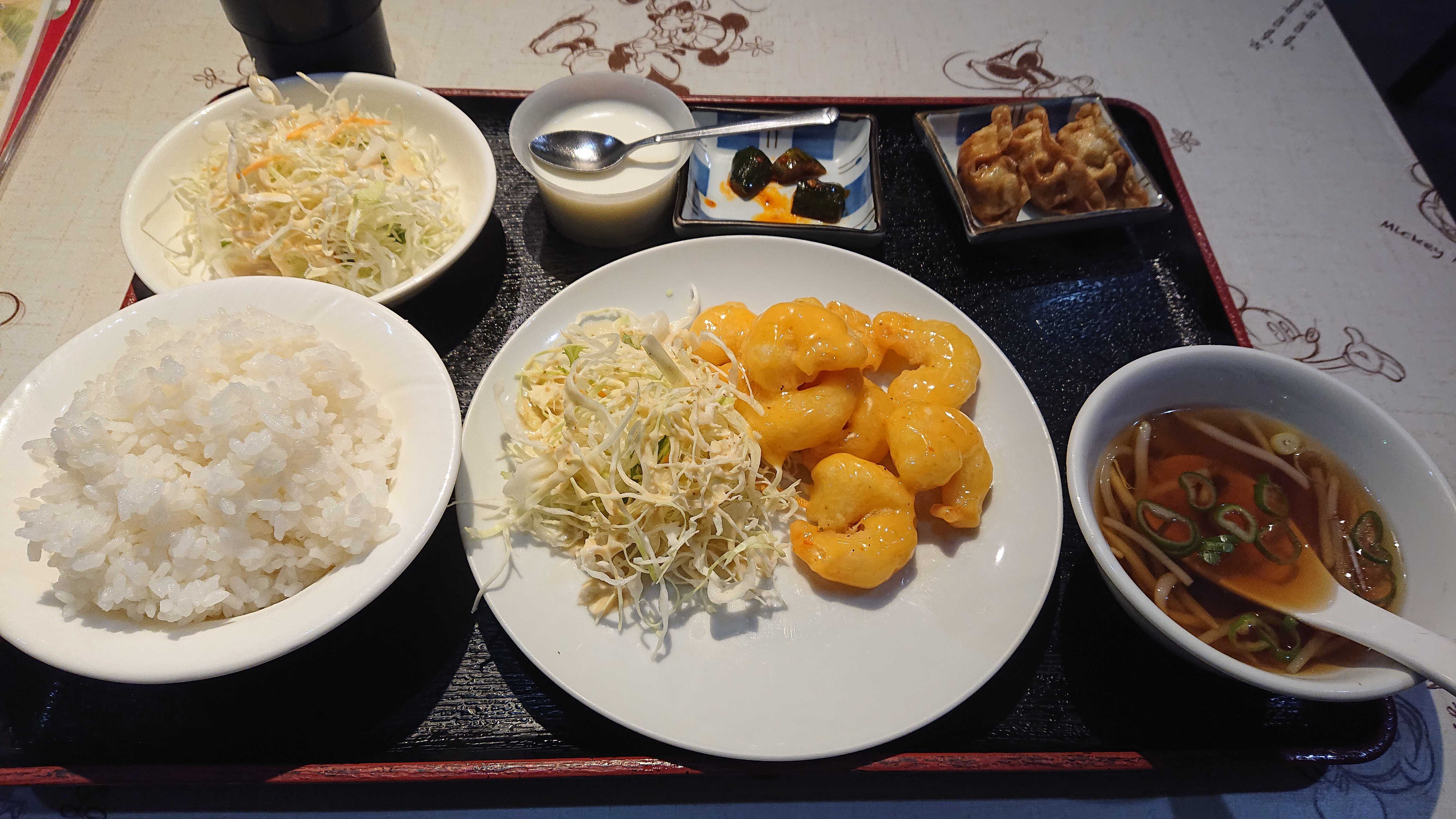 エビマヨ定食